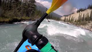 Mistaya River  Whitewater Kayaking Alberta [upl. by Sirdna]