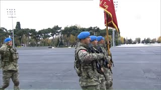 Türk Askeri Azerbaycan Zafer Geçit Töreninde [upl. by Htiderem54]