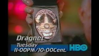 Dragnet 1988 HBO promo [upl. by Anelehs]