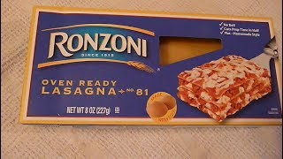 Ronzoni Oven Ready Lasagna Easy Lasagna Recipe [upl. by Lleynod]