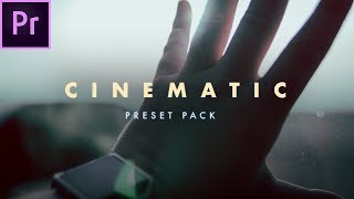 FREE Cinematic Preset Pack for Premiere Pro CC 2018  4K Crop Bars [upl. by Enoed88]