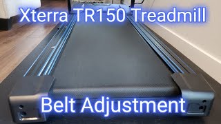 How To Adjust The Belt On A XTerra Tr150 Treadmill [upl. by Higgs494]