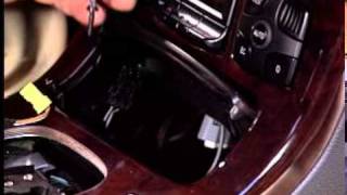 Remove center console Mercedes CL class W215 CL500 CL55 CL600 [upl. by Lally663]