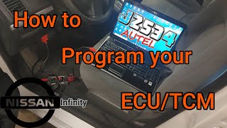 Nissan J2534 Ecu Programming [upl. by Wolliw]