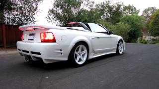 99 Ford Mustang SVT Cobra Convertible  Supercharged  Saleen S351 [upl. by Aicre]