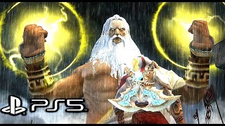 God of War 2 Remastered PS5  Zeus Final Boss Fight 4K 60FPS [upl. by Staal]