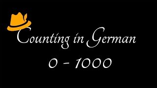 Count in German from 1 to 1000  Numbers Pronunciation [upl. by Athal]