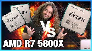 Friendly Fire AMD Ryzen 7 5800X CPU Review amp Benchmarks vs 5600X amp 5900X [upl. by Cottle]