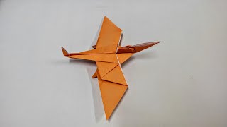 Origami Dinosaur Rhamphorhynchus Easy [upl. by Eerbua]