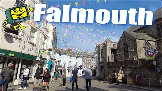 Falmouth  Cornwall  England  4K Virtual Walk [upl. by Honeywell]