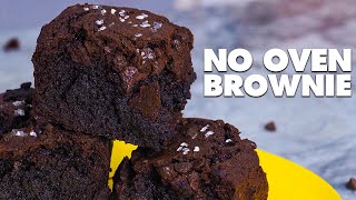 No Oven Brownies Recipe for Beginners Easy No Bake Brownies Recipe [upl. by Brill]