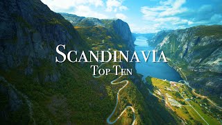 Top 10 Places To Visit In Scandinavia [upl. by Ardien]