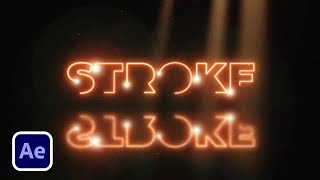 3 Light Stroke Techniques For After Effects  Tutorial No PlugIns [upl. by Adni797]