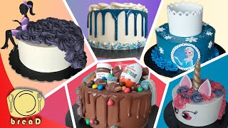 10 jednostavnih ideja za dekoraciju torti  10 Easy Cake Decorating Ideas  breaD [upl. by Picker108]