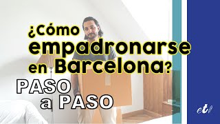 🖊 Cómo empadronarse en Barcelona por Internet  Paso a Paso [upl. by Ettessil278]