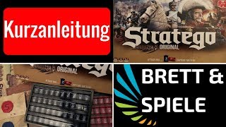 Stratego  Brettspiel  Kurzanleitung  Deutsch [upl. by Ardnekan]