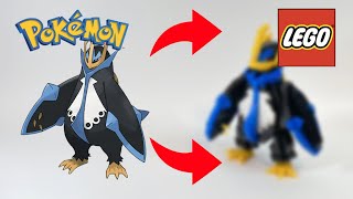 LEGO Empoleon MOC Tutorial  LEGO Pokémon [upl. by Darelle]