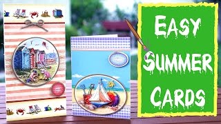 HunkyDory Card Making  Easy DIY Tutorial [upl. by Dietz]