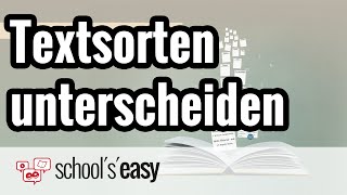 Textsorten unterscheiden  Interaktives Video [upl. by Aletse]