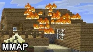 Minecraft MY HOUSE IS BURNING 45 [upl. by Repooc]