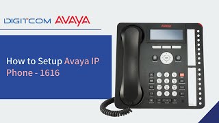 How to Setup Avaya IP Phone  1616 [upl. by Odraboel741]