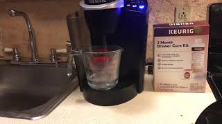 How to descale and clean Keurig coffee maker [upl. by Norrahs]