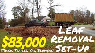 Ultimate Solo Leaf Removal SetUp [upl. by Kurth]