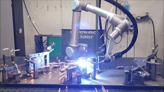 Collaborative robot cobot – Automated welding video demonstration [upl. by Iclehc698]