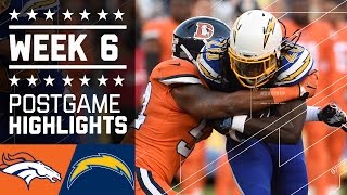 Broncos vs Chargers  NFL Week 6 Game Highlights [upl. by Thatcher]