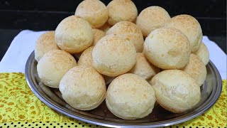 PÃO DE QUEIJO SIMPLES E FÁCIL QUE NÃO MURCHA RECEITA MINEIRA DELICIOSA [upl. by Rehpotsrihc]