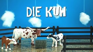 Tiere lernen Die Kuh [upl. by Ylagam]