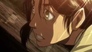 Attack On Titan  Eren Yeagers Mother Dies English Dub [upl. by Orpah]