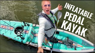 Bote Lono Apex Inflatable Pedal Kayak  Walkthrough amp On Water Review [upl. by Redep]