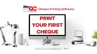 How to print Checks using Quick Cheque Free Edition [upl. by Ibrek]