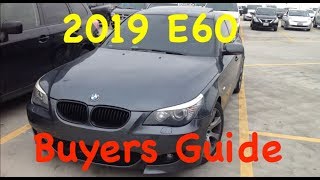 Common Problems To Look For Before Buying A BMW E60 E61 E63 5 Series [upl. by Aicilif]