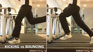 Running technique KICKING vs BOUNCING [upl. by Cheyney486]