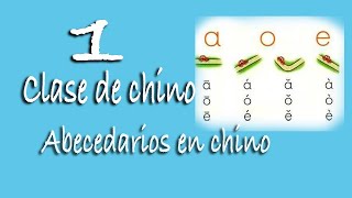 1 Clase de chinoCurso de chinoAprender chino Abecedarios en chino y su pronunciación part 1 [upl. by Guillaume]