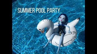 Summer Pool Party A MHEAH stop motion [upl. by Chee]