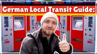 How To Buy Tickets and Navigate Germanys Public Transportation  Munich Germany [upl. by Esertap]