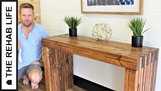 The 40 Console Table  Easy DIY Project [upl. by Els]