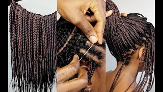 HOW TO CROCHET BRAIDS FOR BEGINNERS  step by step Small Size [upl. by Kreindler]