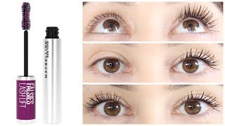 Maybelline The Falsies Lash Lift Mascara  New Drugstore Wear Test  Review [upl. by Ablem723]