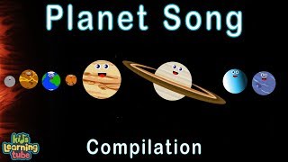 The Planet Song  Space Explained by KidsLearningTube [upl. by Ahsitauq]