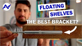 Easy DIY Floating Shelves  The Best Floating Shelf Bracket [upl. by Nyrehtac692]