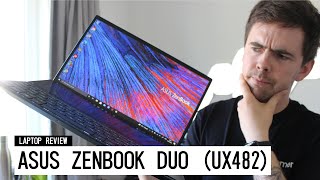 Asus Zenbook Duo 14 2021 review UX482  A dualscreen laptop for the masses [upl. by Ahsaeit]