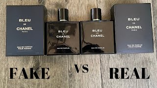 Fake vs Real Bleu De Chanel Eau De Parfum 100 ML [upl. by Nasho]