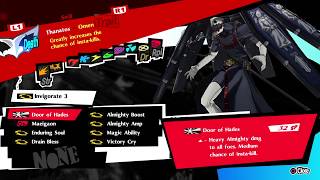 Thanatos Almighty Omen Build Persona 5 Royal DLC [upl. by Nelleyram]