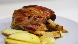 RECETA CODILLO DE CERDO COCIDO Y AL HORNO SUPER TIERNO [upl. by Imis703]