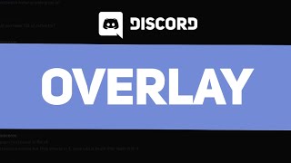 How to Enable and Use the Discord Overlay [upl. by Nailliw805]