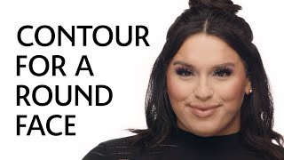 How to Contour for a Round Face Shape  Sephora [upl. by Anotyal]